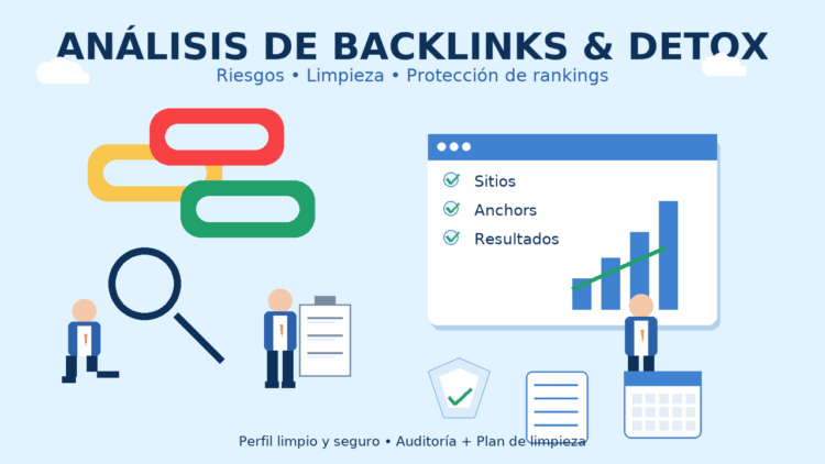 Análisis de backlinks y detox: detectar riesgos, garantizar limpieza y proteger posiciones